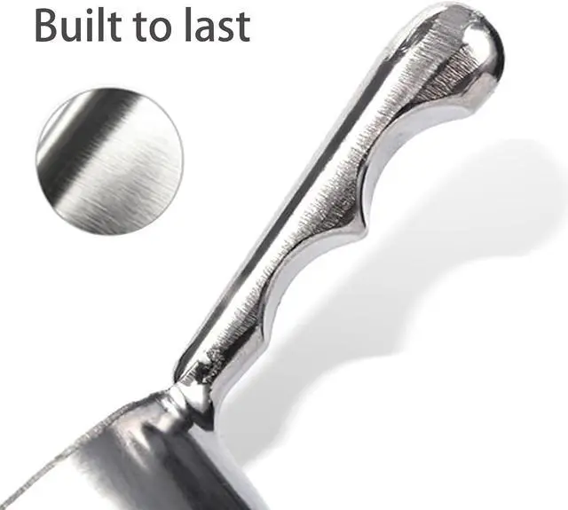 Alt view image 6 of 6 - 2 PCS Multipurpose Scoop 12oz Capacity | Works as freezer ice scoop & baking cookie scoop. Roundbottom shape for effortless scooping, sturdy kitchen multiuse tool