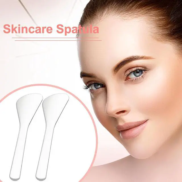 Alt view image 4 of 7 - Pndeyo 3pcs Mini Stainless Steel Makeup Spatula, D Style, Silver | Reusable, 3.17×0.98in, Cosmetic Cream Spatulas Spoon, Skincare Scoop, for Mixing and Sampling Face Eye Cream