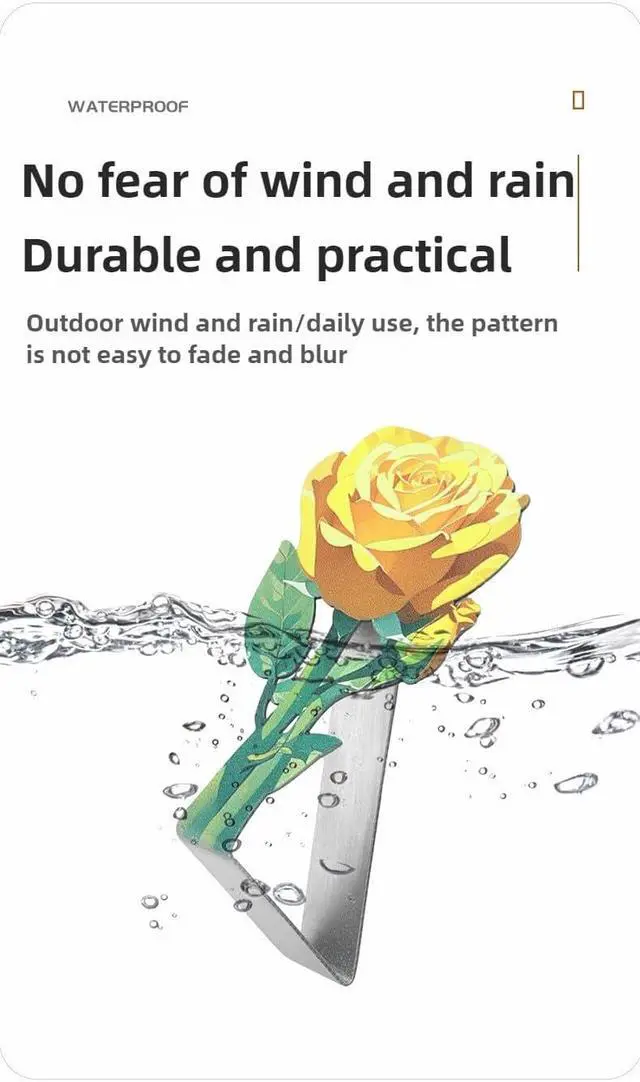 Alt view image 6 of 7 - 4PCS Rose Table Clips Stainless Steel - Heavy Duty Windproof Tablecloth Clamps for Wedding, Picnic, Camping | 1.8" Super Grip Indoor/Outdoor | Rust-Proof Decorative Clips 4 Pack (Blue Rose)
