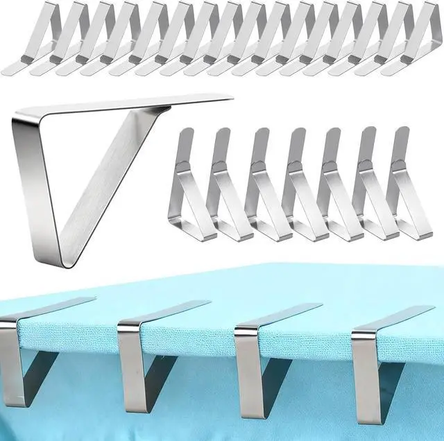 Main image of Metal Tablecloth Clips 24 PCS Table Cloth Holder Clips Picnic Table Clip
