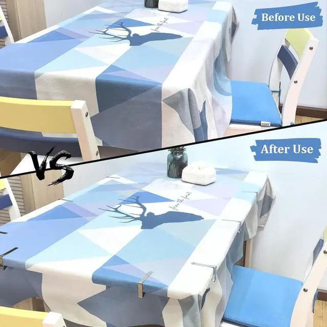 Alt view image 6 of 7 - Metal Tablecloth Clips 24 PCS Table Cloth Holder Clips Picnic Table Clip