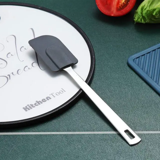 Alt view image 2 of 7 - Silicone Spatulas, Berglander Flexible Scrapers Baking Mixing Tool, Baking Tools, Rubber Spatula, Heat Resistant, Dishwasher Safe, Easy to Clean