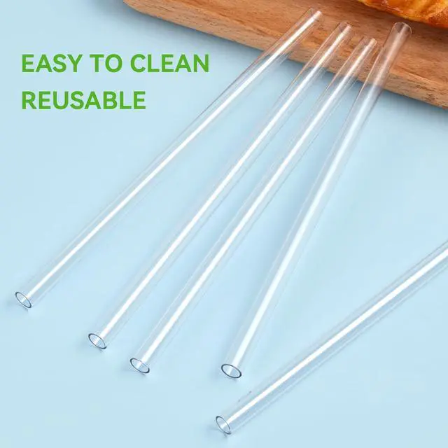 Alt view image 6 of 7 - Straws for Simple Modern 40 oz 50 oz Tumbler, 12.2" Extra Long Straw | Straw for Simply Modern 40oz Cups, Clear Tritan Plastic, BPA Free,Reusable Drinking Straws with Cleaning Brush