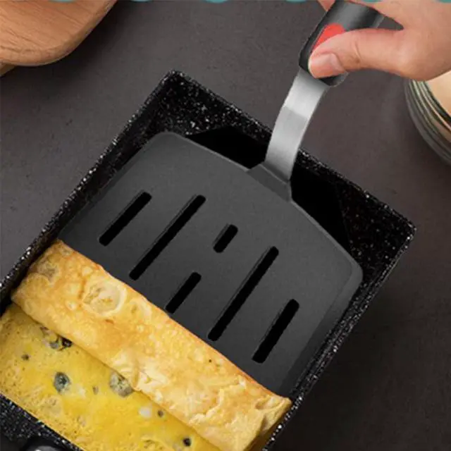 Alt view image 6 of 7 - Tenta tenta kitchen Silicone Fish Spatula Turner Wide Pancake Spatulas for Nonstick Cookware Pans Omelette Egg Spatula 600°F Heat-Resistant Kitchen Silicone Utensils