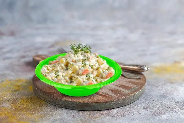Alt view image 3 of 5 - DecorRack 24 Lime Green Plastic Bowls, 7 in Disposable 12 oz Bowl