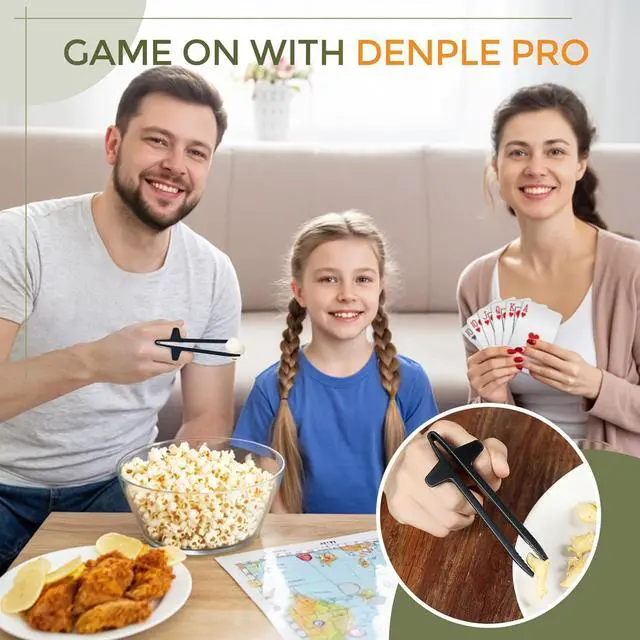 Alt view image 5 of 7 - Finger Chopsticks, 6-Pcs Snack Tongs for Gaming, Gamer Gifts | Finger chopsticks for snacking, chip chopsticks, clean hands, game night accessory, gifts for gamers