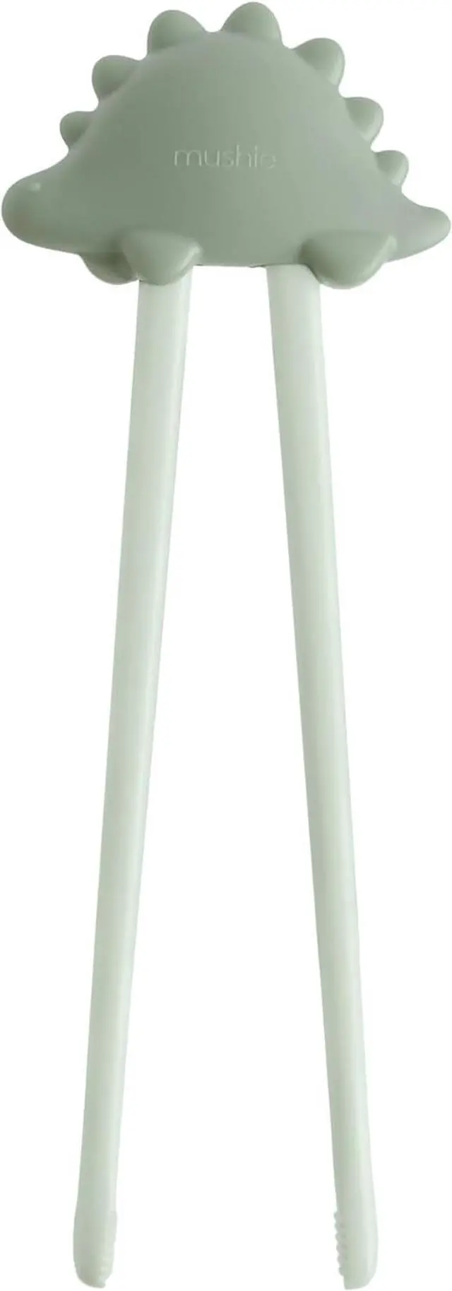 Main image of mushie Dinosaur Training Chopsticks for Kids | 7" Reusable BPA-Free Toddler Learning Chopsticks 2 Years+ (Dried Thyme)