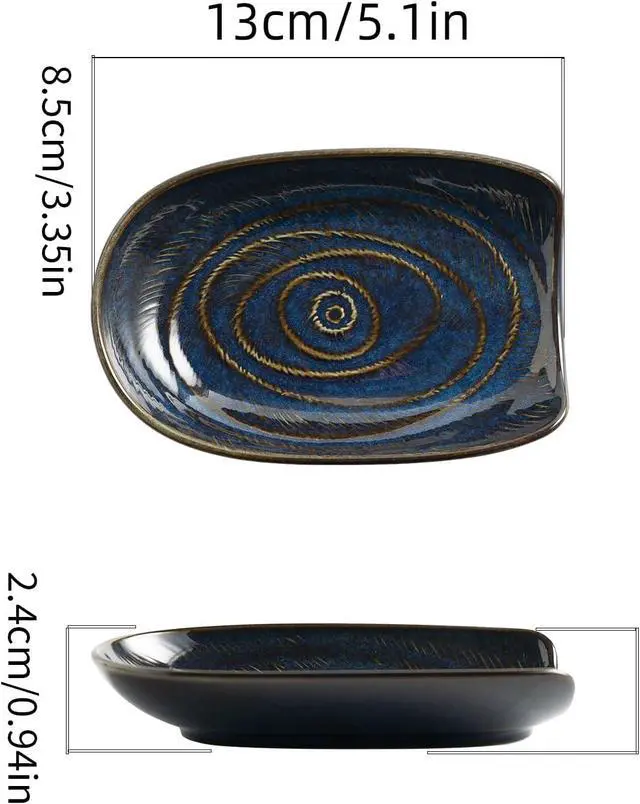 Alt view image 2 of 7 - Ceramic Spoon Rest, 5" Utensil Holder for Stove Top & Counter | Compact design fits spoons, spatulas, ladles, tongs, and coffee stirrers while saving counter and drawer space