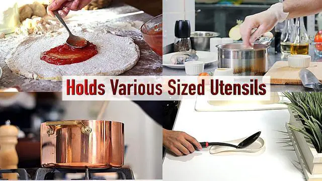 Alt view image 3 of 3 - Disposable Spoon Rest (6 pack) *Patented* Spoon Rests, Party, Catering, Disposable, Birthday, Thanksgiving, Christmas, Tailgating, Kitchen, Utensils, Countertop, Stove Top- Spoon Fellas® Cornstarch