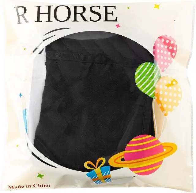 Alt view image 7 of 7 - R HORSE 6Pcs Black Pot Holders with Pocket for Kitchen, 7''x 9'' | Cotton Potholders, Heat Resistant Oven Mitts, Non-slip Terry Cloth Trivet, Ideal for Baking Cooking, Machine Wash