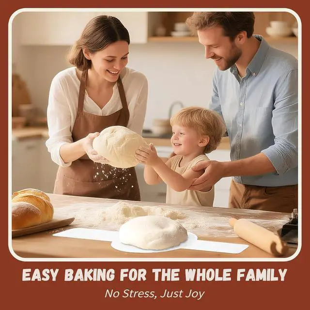 Alt view image 7 of 7 - Disposable Parchment Paper for Sourdough Baking White 8" Round Long Handles | GIGYES Bread Sling for Dutch Oven & air fryer, Easy-Lift, Non-Stick, Odor-Free