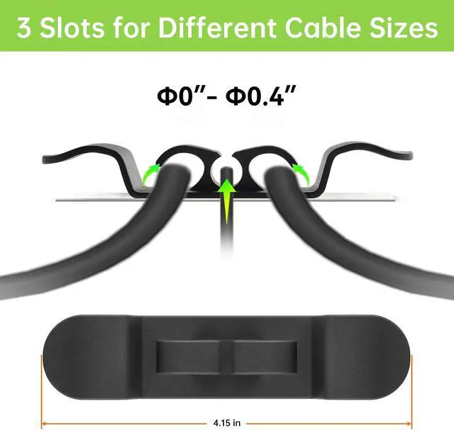 Alt view image 6 of 7 - Daisyhome 6PCS Cord Organizer for Appliances, Upgraded Appliance Cord Wrap | Cord Holder Stick on Pressure Cooker, Coffee Maker, Air Fryer and Blender