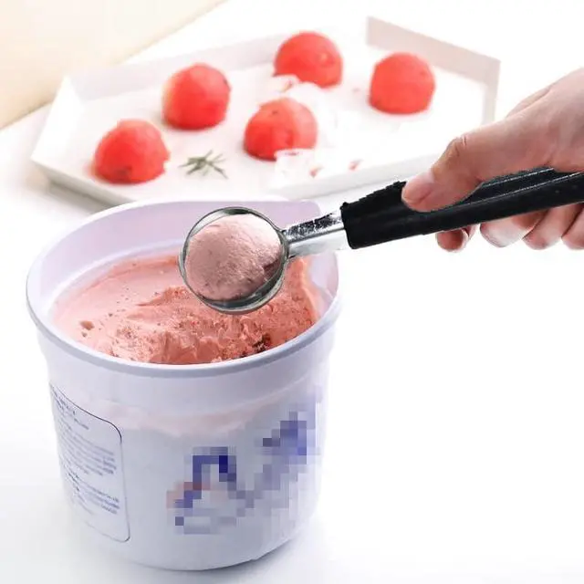 Alt view image 5 of 6 - 2 Pack Melon Baller Scoop Set Stainless Steel Double-headed Carving Knife Watermelon Cantaloupe Scooper for Cutting and Scooping Fruit Melons