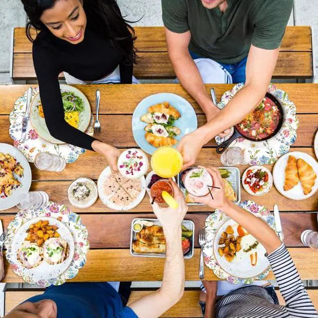 Alt view image 7 of 7 - 50Pcs Floral Round Paper Placemats,13.4 Inch Wildflower Disposable Place Mats Summer Scalloped Table Mats for Kitchen Dining Birthday Banquet Wedding Party Supplies