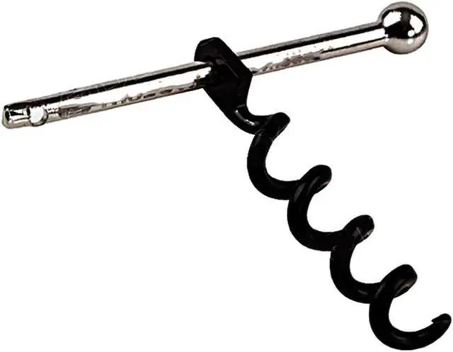 Alt view image 5 of 7 - Multi-Tool Waiters Corkscrew Portable Red Wine Bottle hinged Opener Set with Keychain, 2.7 inch, Black