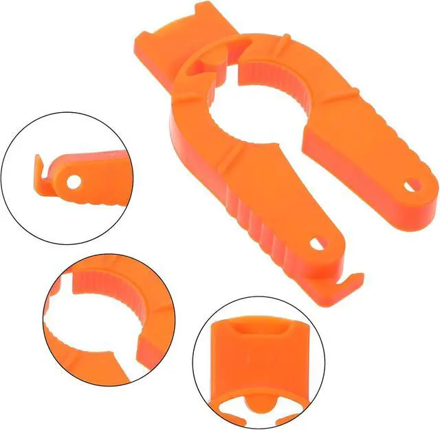 Alt view image 3 of 7 - Plastic Bottle Cap Opener,2 Pack,Water Bottle Opener,Orange Soda Can Opener | 3 in 1 Multi-Purpose Water Bottle Opener, for Arthritic Hands, Seniors