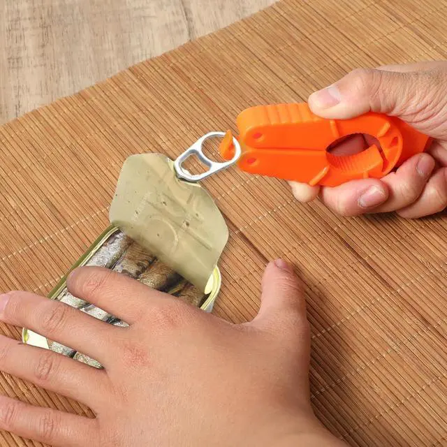 Alt view image 7 of 7 - Plastic Bottle Cap Opener,2 Pack,Water Bottle Opener,Orange Soda Can Opener | 3 in 1 Multi-Purpose Water Bottle Opener, for Arthritic Hands, Seniors