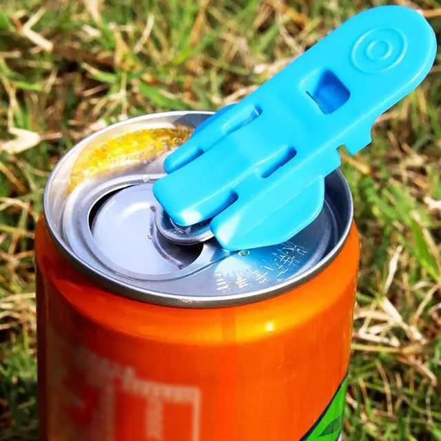 Alt view image 6 of 7 - Pack of 24 Plastic Manual Easy Can Opener, Can Cover Protector Leakproof Can Top Ring Pull Opener Tool for Coke, Beer, Soda, Drinks