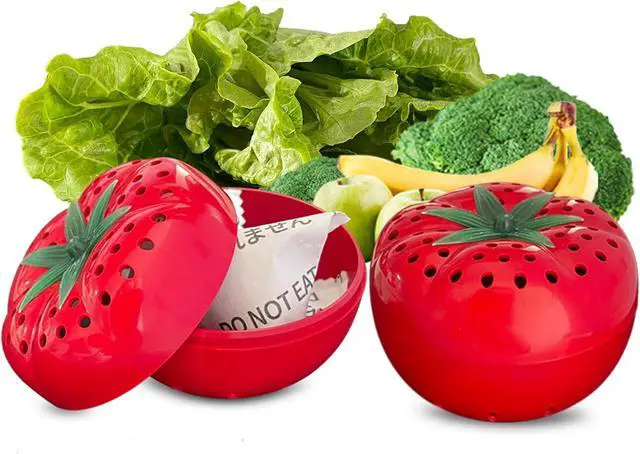 Main image of 2 Pack Produce Freshness Preserver Saver Kit, Fresh Vegetable Savers | Keep Fruits & Vegetables Fresh Longer, Ethylene Gas and Odor Absorber in Refrigerator, Activated Carbon Filter Removes Odor