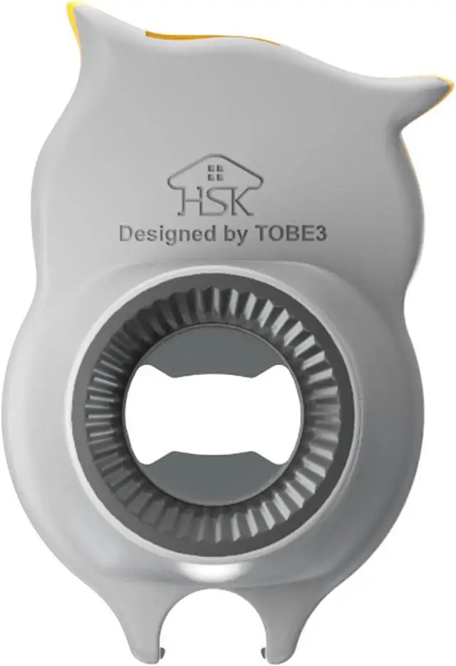 Alt view image 4 of 7 - 4-in-1 Manual Owl Bottle Opener - BPA-Free Multi-Function Opener for Bottle Caps, Jars, Pull Tabs & Twist Caps, Ergonomic Design for Kids, Seniors & Weak Hands (Yellow)