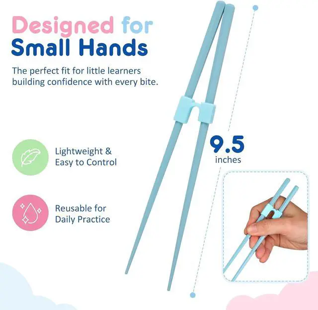 Alt view image 4 of 7 - 8 Pairs Training Chopsticks for Beginners, Fiberglass Japanese Chopstick | Training Chopsticks with Removable Helpers, Easy to Use Reusable Design, Dishwasher Safe, 8 Colors for Adults & Family Dining