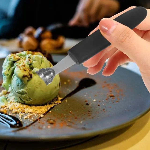 Alt view image 3 of 7 - OUNONA 3-Piece Stainless Steel Fruit Scooper Set Heavy Duty Ice Cream Scoop Tools for Melon Watermelon Dessert Kitchen Home Parties