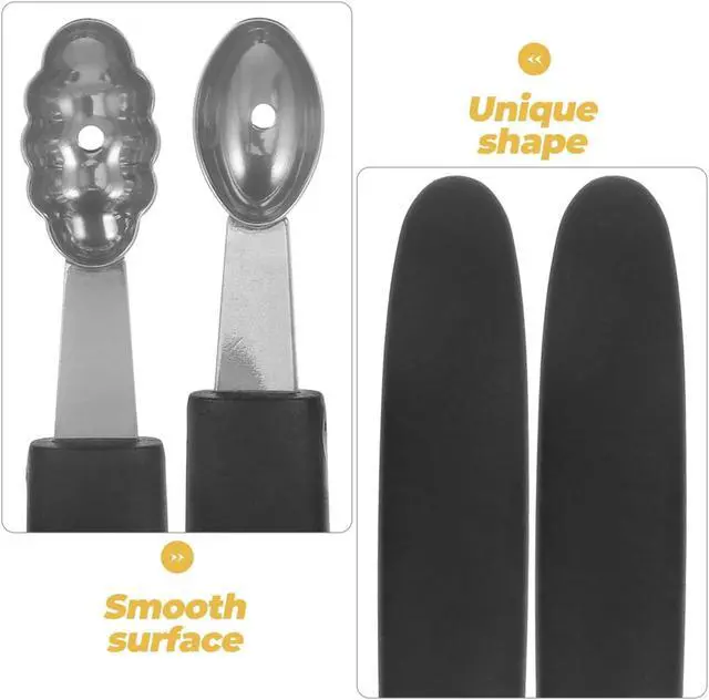 Alt view image 7 of 7 - OUNONA 3-Piece Stainless Steel Fruit Scooper Set Heavy Duty Ice Cream Scoop Tools for Melon Watermelon Dessert Kitchen Home Parties
