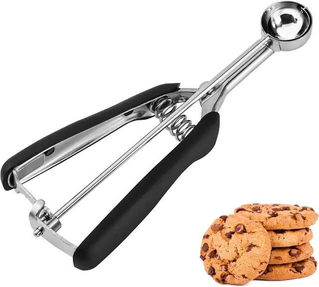Main image of JUNADAEL J Mini Cookie Scoop, Extra Small 1/3 Tbsp Scoop,1 Tsp Cookie Dough Scoop, Melon Baller Scoops, Mini Ice Cream Scoop, Comfortable Grip, Non-Slip, For Making Cookie Melon Ball Ice Cream
