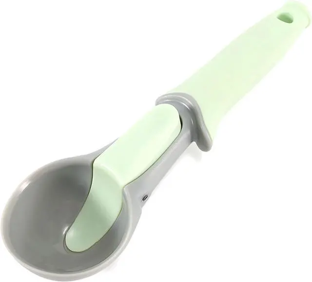 Main image of Ice Cream Scoop, 8 Inch Plastic Watermelon and Ice Cream Hemisphere Spoon for Kitchen and Outdoors (1)