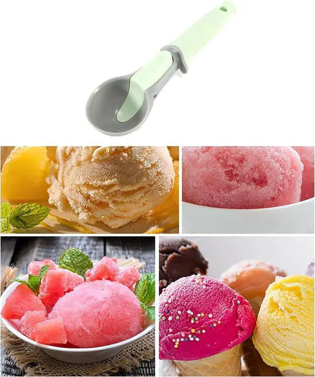 Alt view image 3 of 7 - Ice Cream Scoop, 8 Inch Plastic Watermelon and Ice Cream Hemisphere Spoon for Kitchen and Outdoors (1)