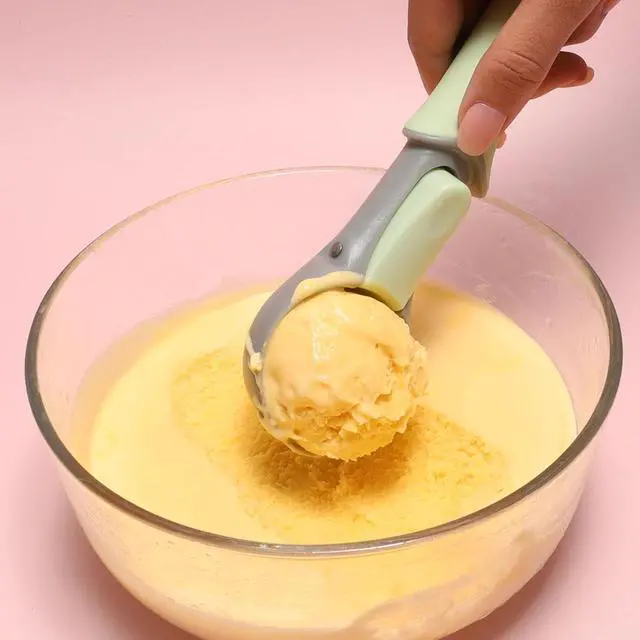 Alt view image 5 of 7 - Ice Cream Scoop, 8 Inch Plastic Watermelon and Ice Cream Hemisphere Spoon for Kitchen and Outdoors (1)