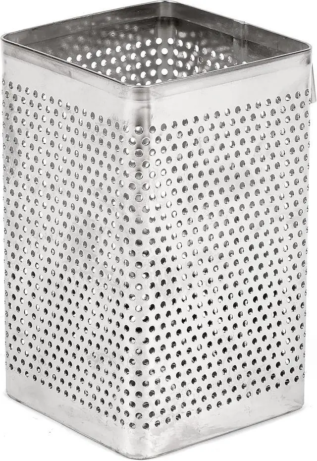 Alt view image 6 of 7 - LENITH Kitchen Utensil Chopsticks Perforated Holder with Hooks - Stainless Steel Storage for Organizer Dishwasher Safe (Small Square)