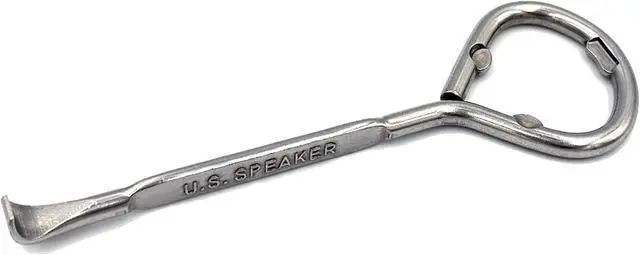 Main image of U.S. Speaker Stainless Steel Paint Can Opener Wide Tip Paint Key with Bottle Opener Heavy Duty Painter Tool for Opening Paint Lids (1)