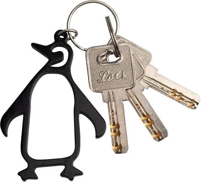 Alt view image 4 of 7 - SWATOM Penguin Bottle Opener Keychain Beer Openers Tool Key Chain Ring Accessories