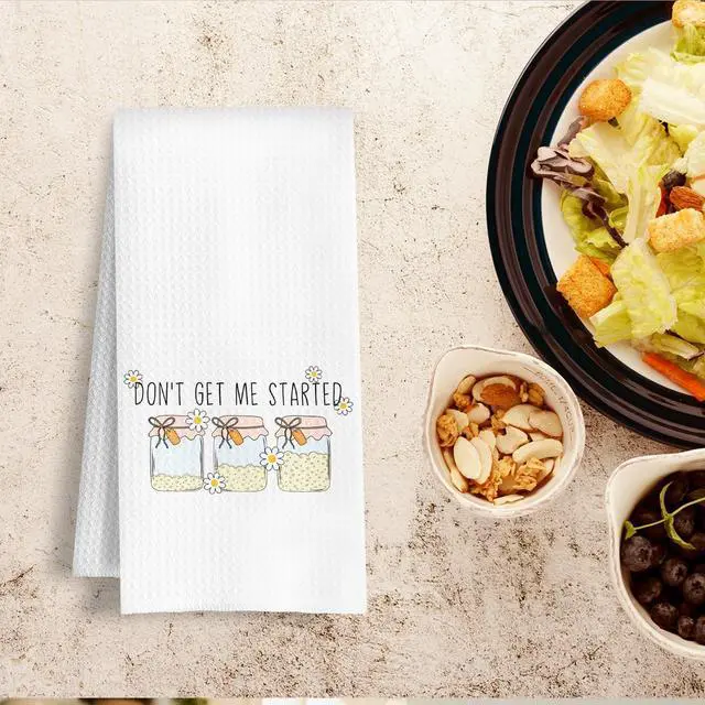 Alt view image 4 of 6 - Funny Sourdough Baking Kitchen Towels, Gifts for Sourdough Bakers Baking Lovers Dish Towels, Bread Maker Gifts Hand Tea Towel for Dining Kitchen, 16x24 Inch