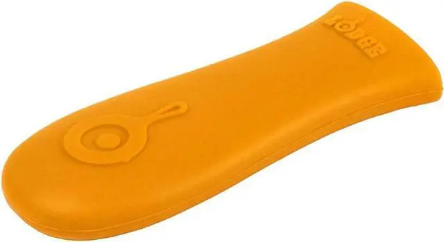 Main image of Lodge Silicone Hot Handle Holder for 9 Inch and Larger Skillets, Orange | Heat-Resistant Cast Iron Skillet Handle Cover, Dishwasher-Friendly Silicone Grip Sleeve, Reusable Accessory