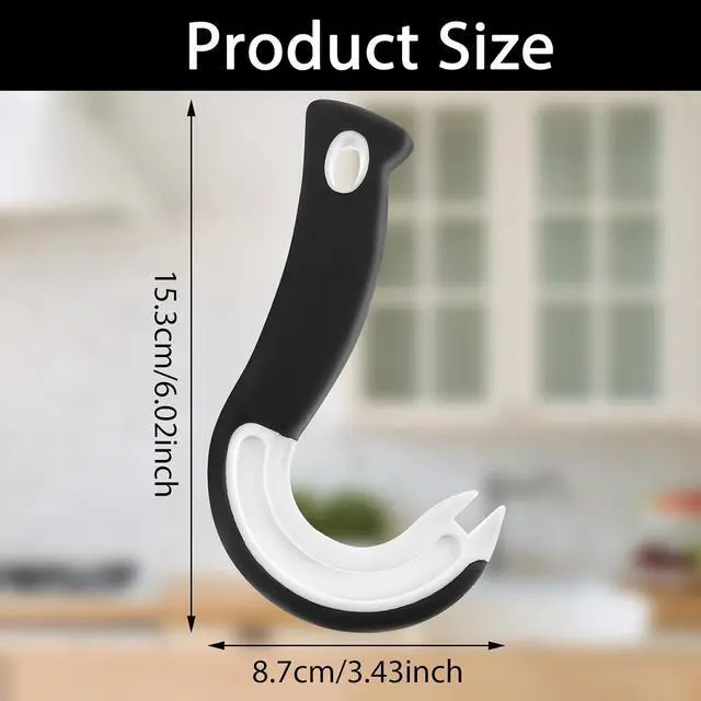 Alt view image 5 of 7 - Ouligay Easy Open Ring Pull Can Opener Tin Openers Pull Tab Can Opener Jar Openers for Soda Tabs Lid Lifter Tin Can Arthritis Hands J Shaped Kitchen Aid