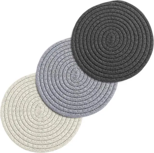 Main image of Avalon Kitchen Trivets for Hot Dishes Set of 3, Trivets for Hot Pots and Pans, Heat-Resistant Pot Holders, Stylish Coasters, Perfect for Your Kitchen