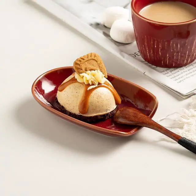Alt view image 3 of 7 - Ceramic Spoon Rest for Stove Top, Spoon Holder for Kitchen Counter | Works as a coffee spoon rest and utensil rest for ladles, spatulas and stirrers, fitting daily use and housewarming gifts.