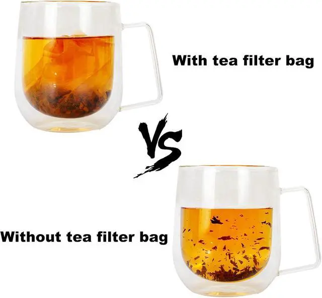Alt view image 3 of 7 - Numola 100Pcs Disposable Tea Bags for Loose Leaf Tea, Empty Tea Bags Natural Material Seal Tea Infuser Bag, Tea Infuser Sachets with Drawstring Herb Sachet Bags for Loose Tea (4" x 3.2")