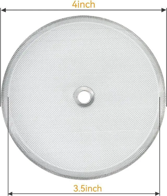 Alt view image 4 of 5 - 8 Pieces French Press Replacement Parts Stainless Steel Set, 6 Pieces 3.6in Universal French Press Screen, Containing Spiral Disk and Cross Disk for 34oz/3.6 Inch Wide French Press Coffee Press