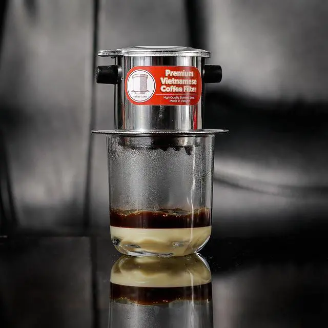 Alt view image 2 of 7 - Vietnamese Drip Coffee Maker Filter. Single Cup Serve. Inox. 6 oz Small Stainless Steel