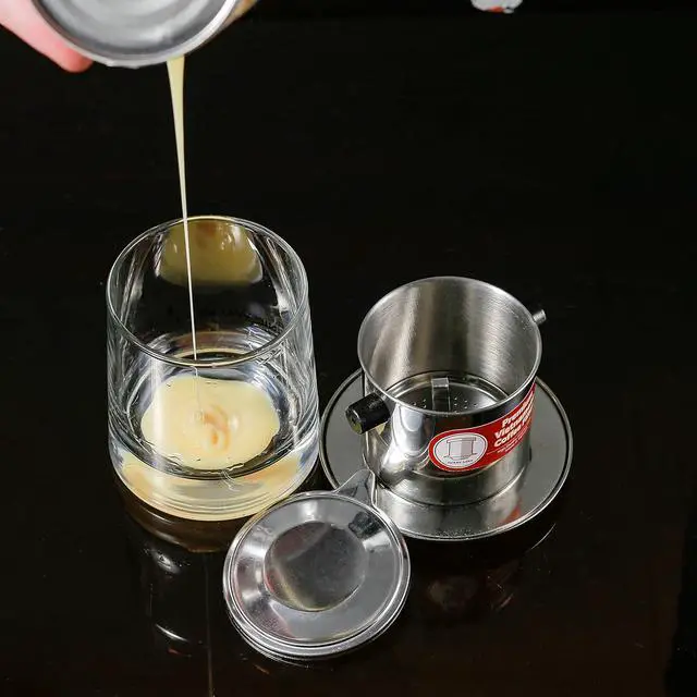 Alt view image 4 of 7 - Vietnamese Drip Coffee Maker Filter. Single Cup Serve. Inox. 6 oz Small Stainless Steel