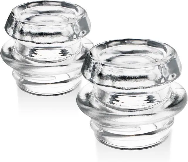 Main image of Coffee Percolator Glass Top Replacement | Parts for Coletti, Coleman, GSI, Eurolux, Stansport, Texsport Percolators, Pack of 2 Percolator Replacement Glass Knobs