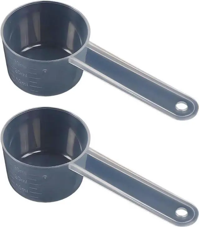 Main image of 20g/40ml Measuring-Spoons Scoop for Creatine,Powders,Cooking,Recipes,Lab,Food Grade PP Material,BPA-free,Meets FDA Standards,2-Packs(With milliliter scale marking) Transparent