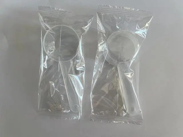 Alt view image 3 of 7 - 20g/40ml Measuring-Spoons Scoop for Creatine,Powders,Cooking,Recipes,Lab,Food Grade PP Material,BPA-free,Meets FDA Standards,2-Packs(With milliliter scale marking) Transparent