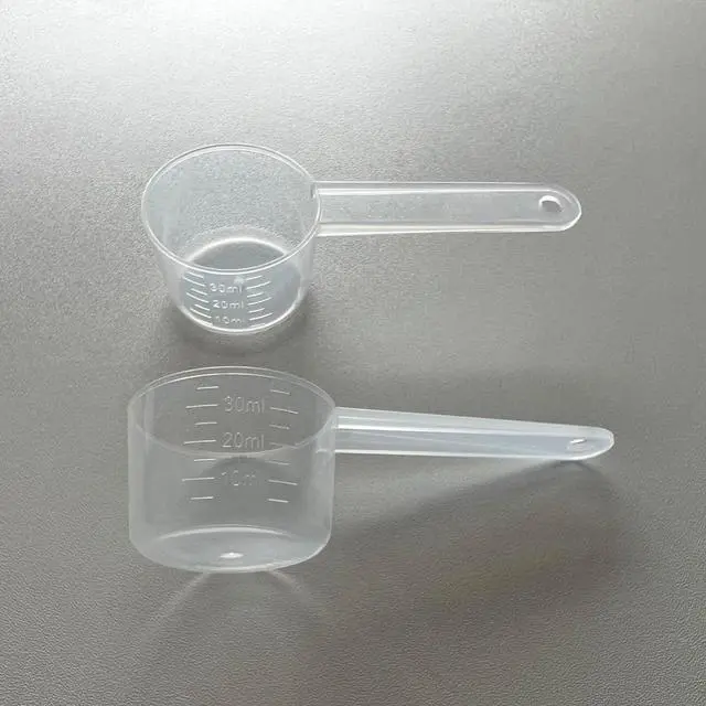 Alt view image 4 of 7 - 20g/40ml Measuring-Spoons Scoop for Creatine,Powders,Cooking,Recipes,Lab,Food Grade PP Material,BPA-free,Meets FDA Standards,2-Packs(With milliliter scale marking) Transparent