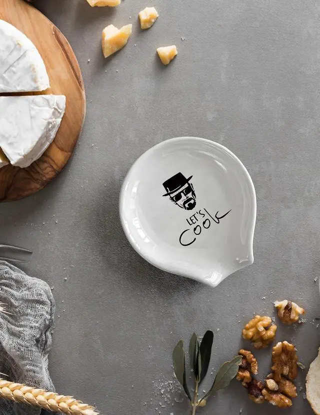 Alt view image 5 of 6 - Funny Lets Cook Coffee Spoon Holder Kitchen Spoon Rest, Coffee Station Decor Coffee Bar Accessories, Gift for Coffee Lovers, Women, Chef and Men