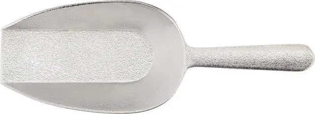 Main image of Winco Aluminum Utility Scoop with Flat Bottom, 16-Ounce | Multi-purpose, Comfort handle, Smooth interior, Great for Ingredients, Ice, Portioning and Food Preparation