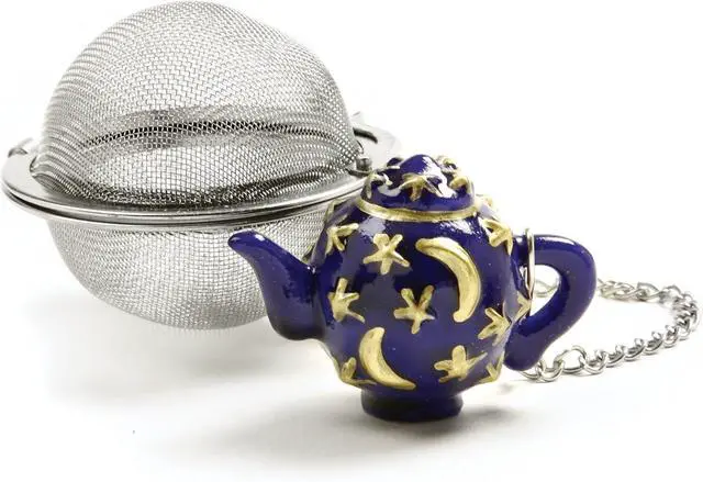 Main image of Norpro Stainless Steel 2-Inch Mesh Tea Infuser Ball with Teapot Weight